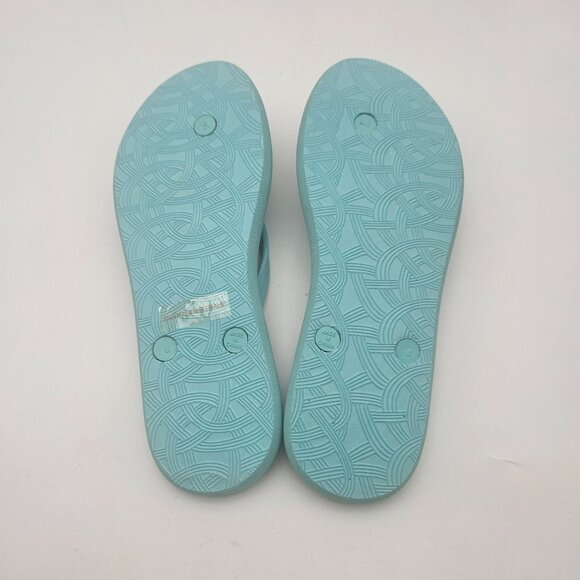 Sakroots Flip Flops Thong Sandals Encore Sherbet Light Blue Womens Sz 8 NIB - Picture 4 of 5